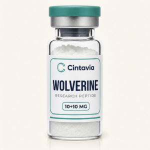 prod-blendbt Wolverine — BPC-157 + TB-500 (10 + 10 mg) — Cintavia research peptide vial