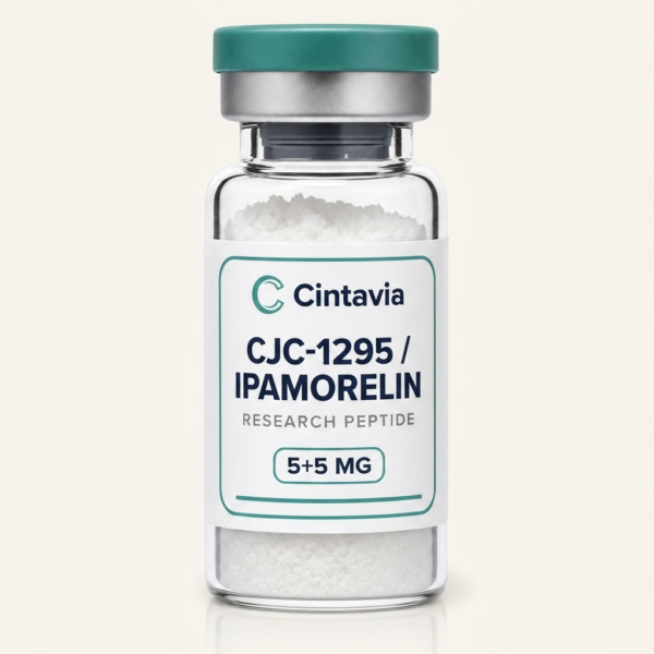prod-cjcipa CJC-1295 + Ipamorelin (5 + 5 mg) — Cintavia research peptide vial