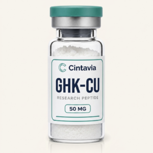 prod-ghkcu GHK-Cu (Copper Peptide) — Cintavia research peptide vial