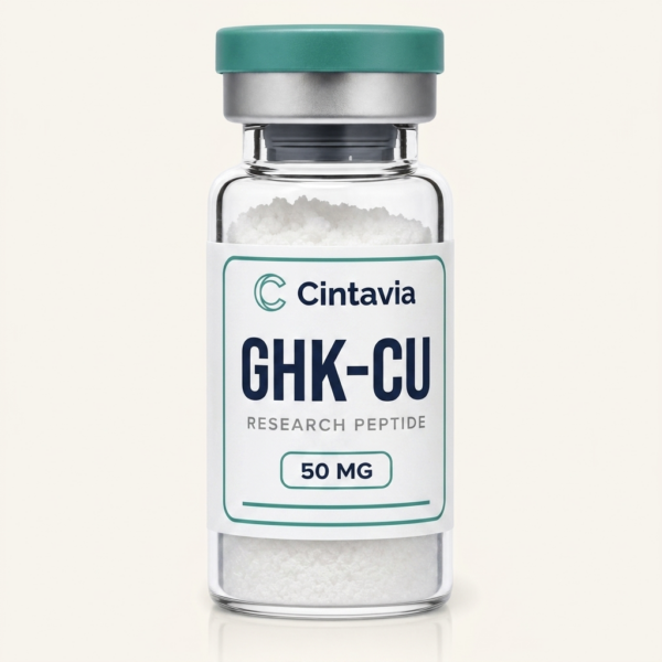 prod-ghkcu GHK-Cu (Copper Peptide) — Cintavia research peptide vial