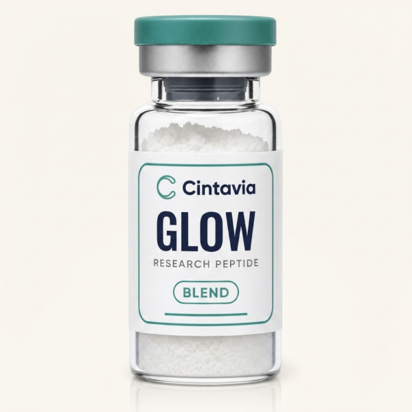 prod-glow GLOW — GHK-Cu + BPC-157 + TB-500 — Cintavia research peptide vial